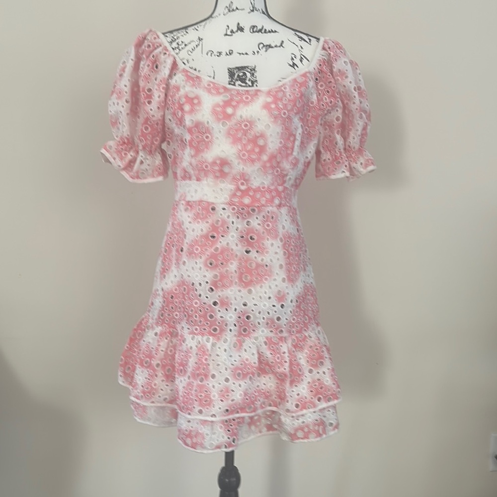Stellah Pink Floral Mini Dress